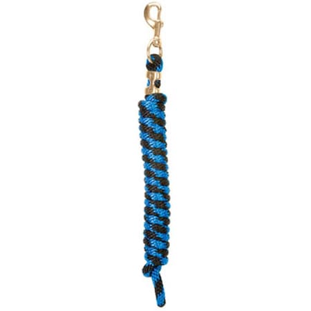 Daretocare 35-2100-T24 10 ft. Poly Lead Rope - Blue & Black DA2670878